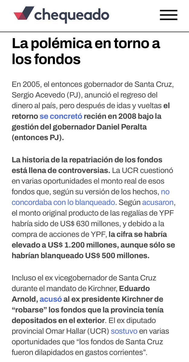 Panchitoliberal's tweet photo. Néstor abrió una cuenta en Suiza con unos fondos que le regaló nación por liquidar mal YPF. Esa plata volvió al país 6 años después del corralito y el monto declarado nunca coincidió con el que se alegó como real. Eso es corrupción, nunca pregunten a un Kirchner q hacer con la $ https://t.co/GevWN7w6XX