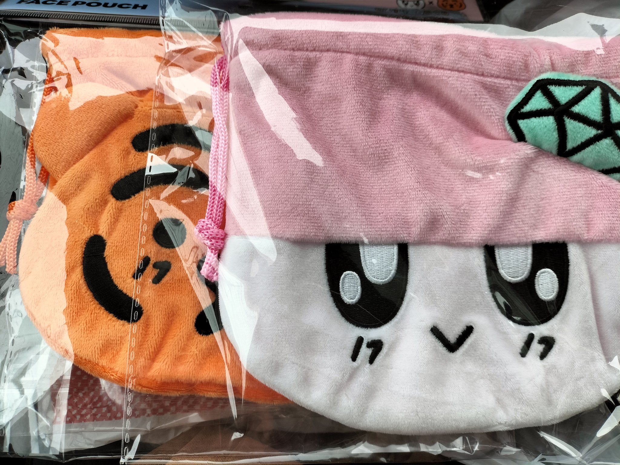 SEVENTEEN 10周年 北京ポップアップ特典 ボンボンイ 巾着バッグ SEVENTEEN 10周年 北京ポップアップ購入限定 ボンボンイ 巾着バッグ