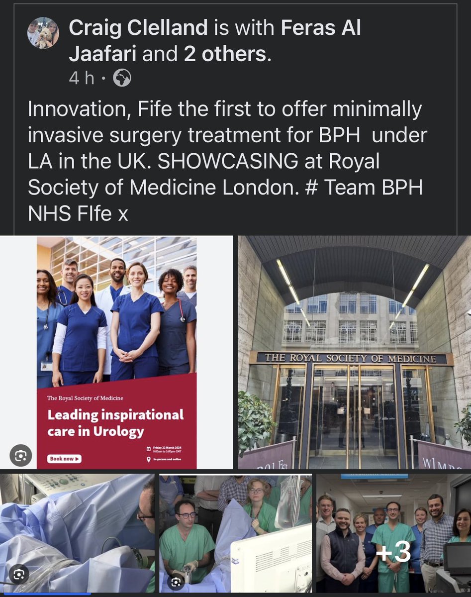 Not part of the team anymore but immensely proud of <a href="/nhsfife/">NHS Fife</a> <a href="/EAUESUO/">Section of Outpatient and Office Urology (ESUO)</a> We are more office urologists than we think…