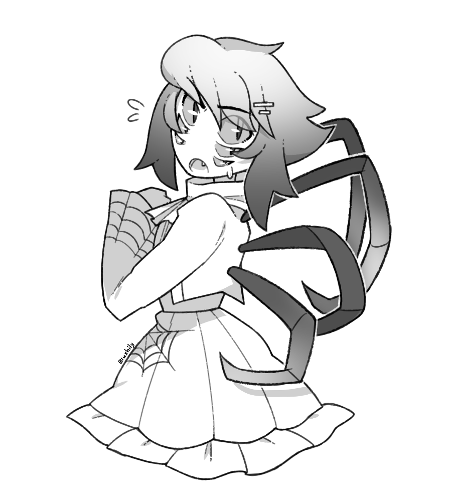 B/W doodles (patron + comms) 