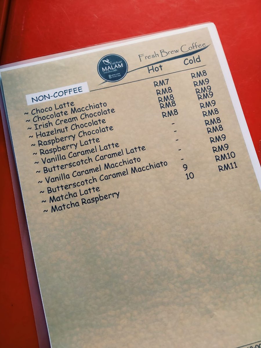 Afqhzzzztt's tweet photo. @XXXbyefelicia Masih selamat dari bazaar 😬 tapi kita nak tumpang share &amp; promote my dad's brew coffee ☕

bukak start around 9 pm-12 am kalau hari2 biasa (bukan ramadan)
waktu ramadan (after terawih) 10.30 pm - 12 am

Monday - Saturday

In Shaa Allah coffee tak ceroi 😁

Waze: Kupi Kupi Malam https://t.co/dy8FPpHDia