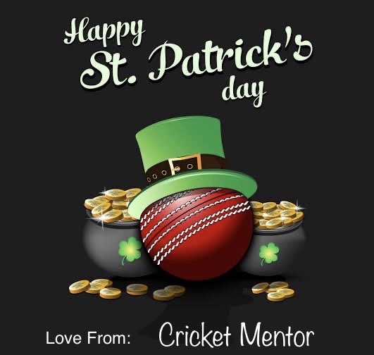 Have a great day @cricketireland and all our #irish #Ireland - HAPPY #StPatricksDay