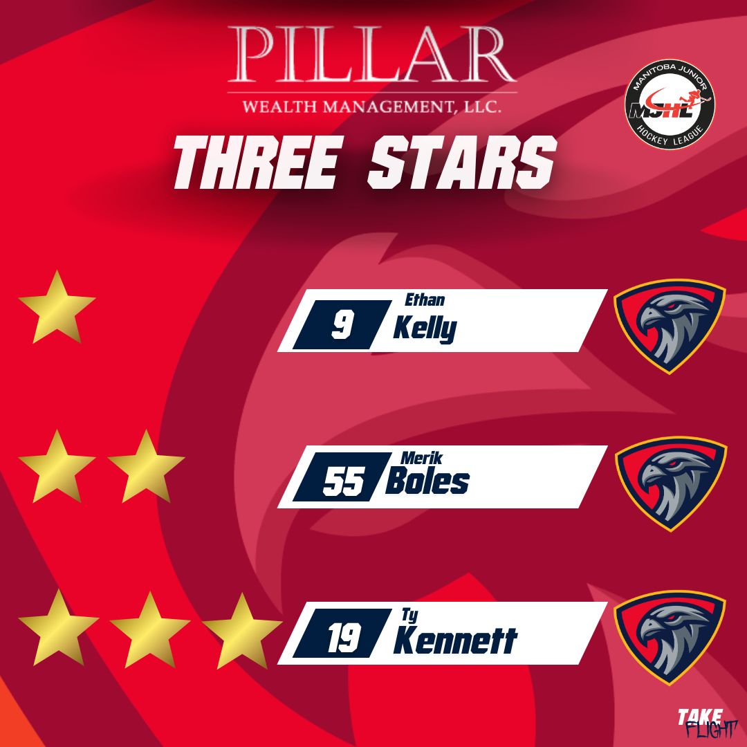 MJHLNighthawks's tweet photo. Your 3 ⭐️’s from tonight’s contest…. 👇 https://t.co/bzUPt9AgbV