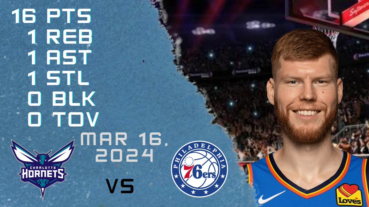NBAPlayersHigh's tweet photo. Davis Bertans Stats for nba regular season game vs 76ERS - 16-03-2024 https://t.co/4RYAXiDUjO
#DavisBertans #Davis #Bertans #nba #nbastats #nbahighlights #basketball #charlotte #hornets #hornets #charlottehornets #Davisstats #Bertansstats https://t.co/wTIrHcKLnB