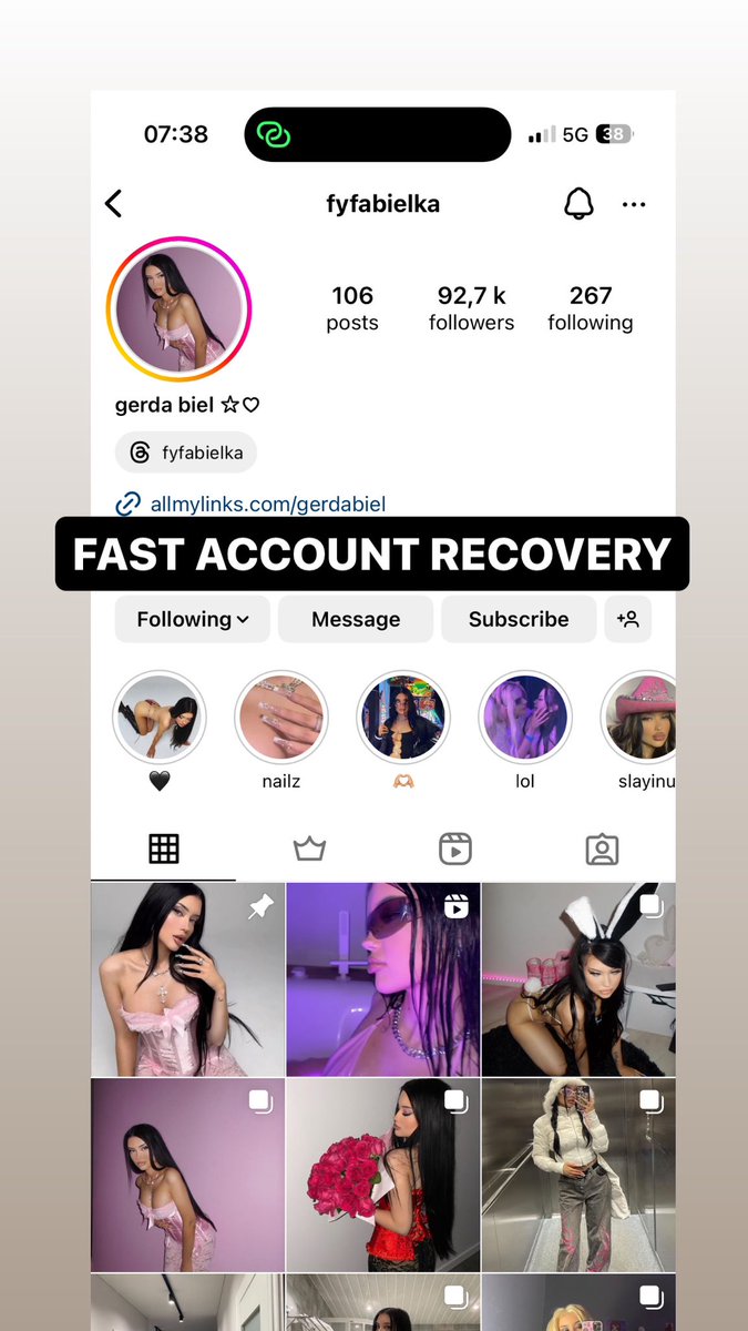 INSTAGRAM ACCOUNT RECOVERY tweet media