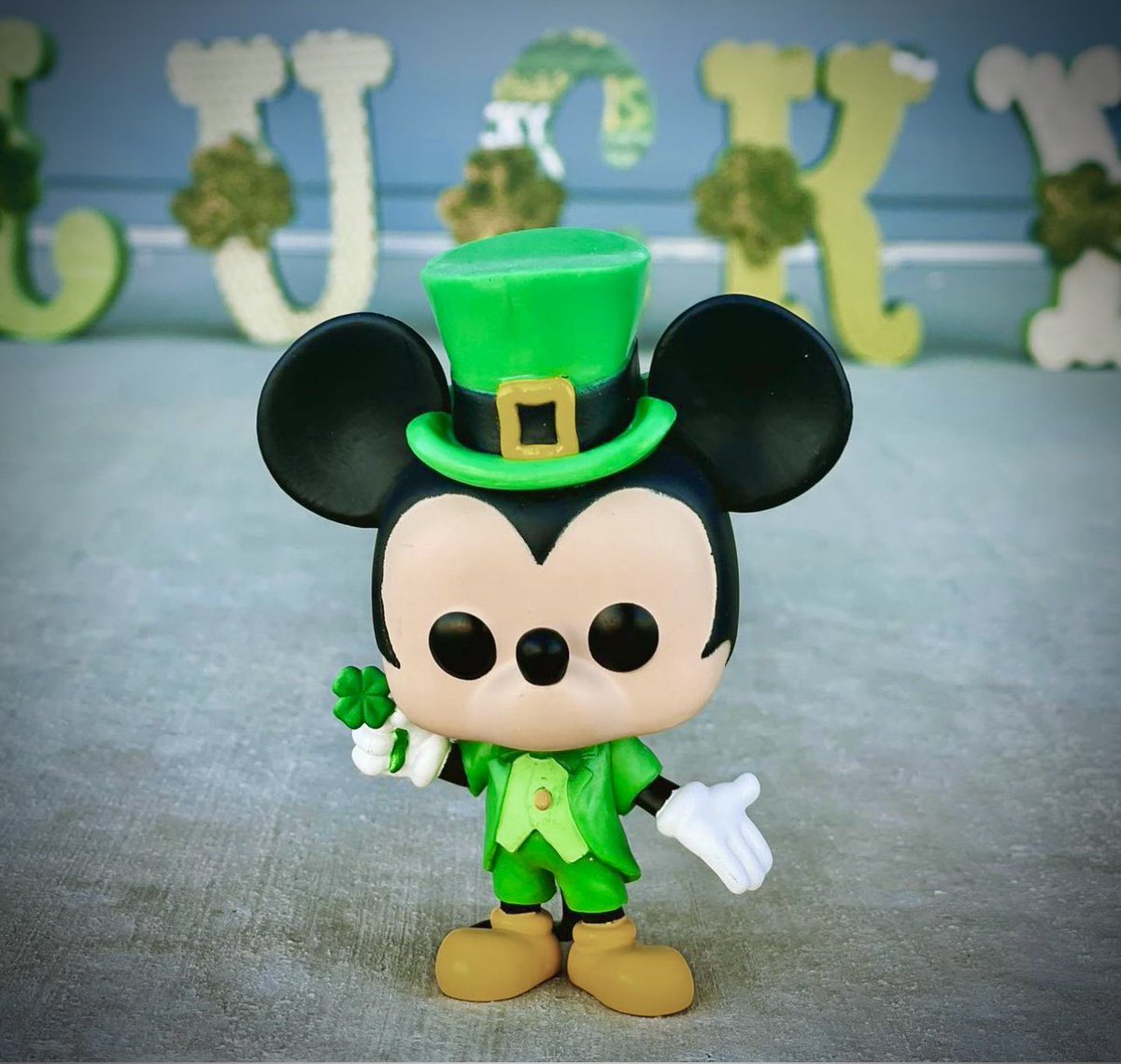 Make sure to wear your green tomorrow so you don’t get pinched by the lepremouse. Haha #fotm #fotw #funaticoftheweek #funaticofthemonth #funkophotoadaychallenge #funkophotoaday @originalfunko #mickeymouse #stpatricksday #luckoftheirish