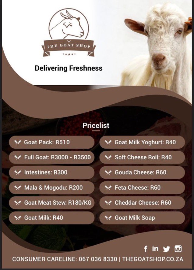 manenzhe_samuel's tweet photo. Fresh goat 🐐 meat at  Famous caravan https://t.co/gGBfHfpbiV