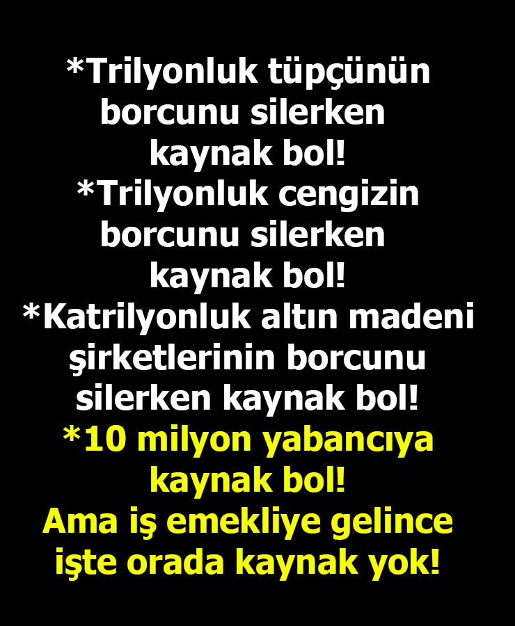 BÖYLE Mİ? #reddediyoruz!

#bupisliğidevrimtemizler
#DinAfyondur
#korkmuyoruz
#GenelGrev
#UçuracaktıBatırdı
#kusurabakıyoruz
#BiziSokağaDökmeyin
#MafyaBoruHattı
#mafyaduezeninekarsı
#CekinTuğlayı
#halkyönetsin
#KazananHalkOlacak
#AKlamaYargıla
#vaktinizDOLAR
#EsirOlmaCesurOl