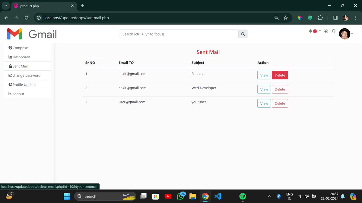 sainiankit09's tweet photo. Today This { Gmail Project } is complete....!
#openforwork #webdeveloper #Gmailproject #Gmail https://t.co/rVSFMJqxAu