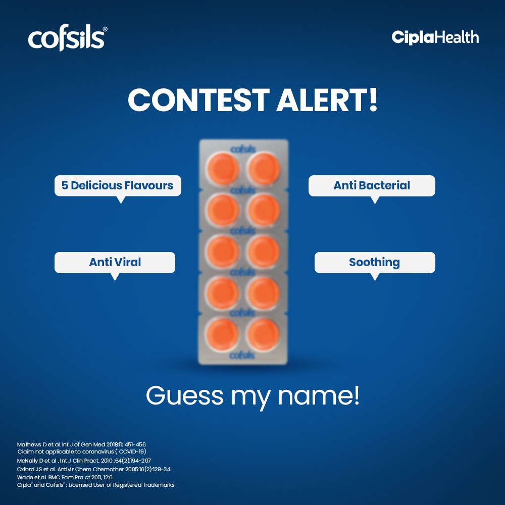 Naam toh suna hoga! To participate in this contest, follow Cofsils and let us know your answers in the comments section! #contest #contestalert #contestalertindia #winbig #amazingprizes #prizes #win #Cofsils #Cipla #QuickRelief #SoreThroat