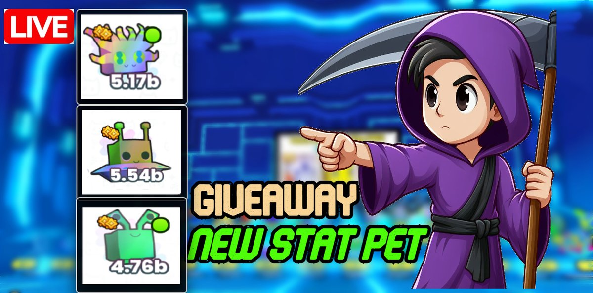 MNefoli's tweet photo. Want some op free stat pet? https://t.co/o88lucg265