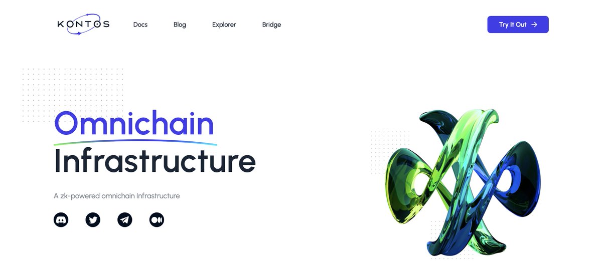 Kontosio's tweet photo. 🌐 Discover #Kontos: A zk-powered omnichain infrastructure!

#Kontos offers you a powerful platform for crosschain operations. Whether you're buying, selling, or delving into #DeFi opportunities, #Kontos delivers a seamless experience.

⚡️ Experience the power of #Kontos in the #bullishmarket now: https://t.co/rqWjTsAr7f

#OmnichainEra 🚀