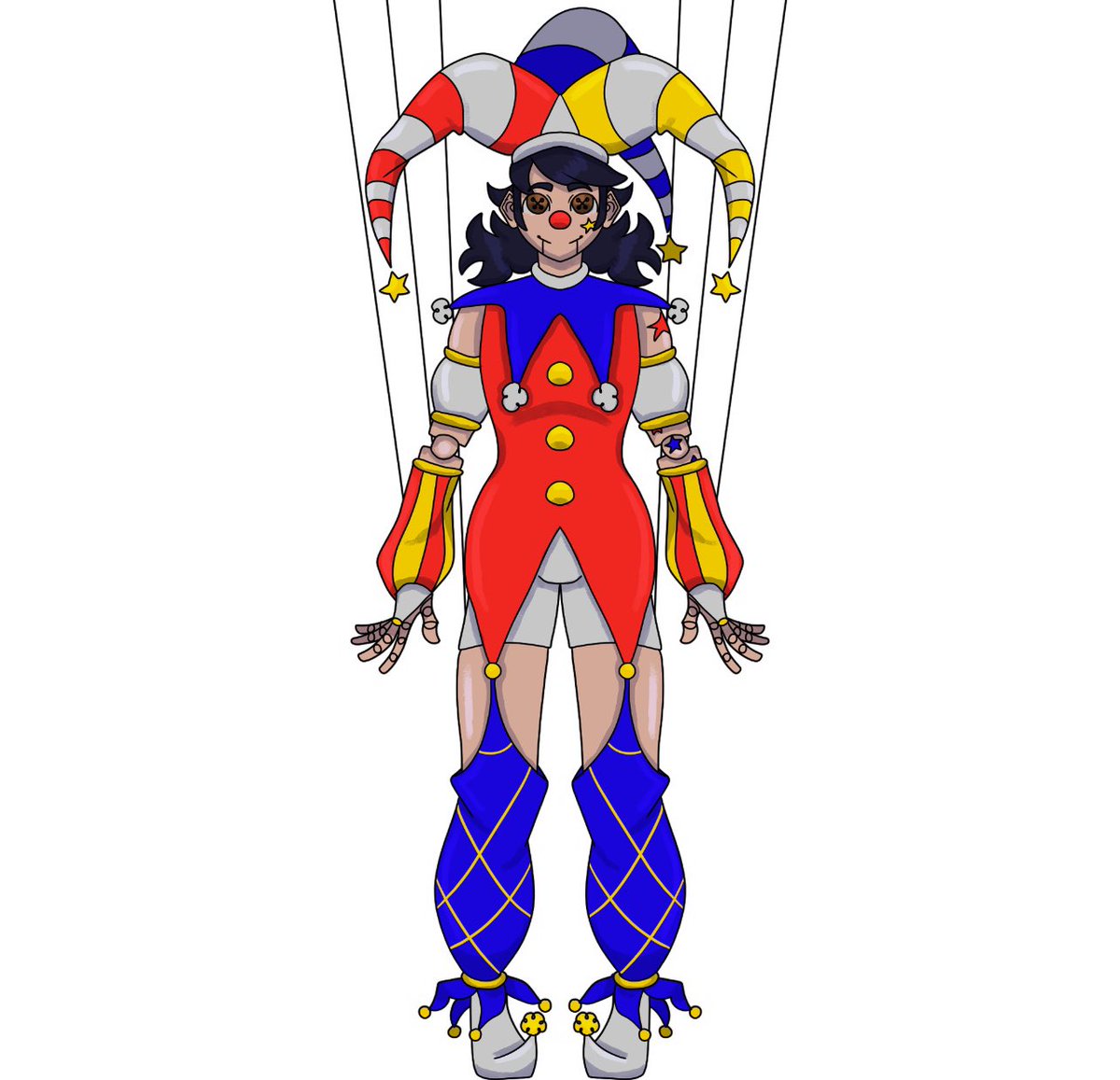 Captainbunnycos's tweet photo. My debut stream went so well!! Here is my brand new model!!! The original design was done by @Belfi_VT and my fabulous artist redid it in my png style!! I got a commission from LunarsFlowersGarden on Etsy for the ref sheet! Thank you everyone who came to the stream! 🩵🎪 https://t.co/xdMjRBWiHD