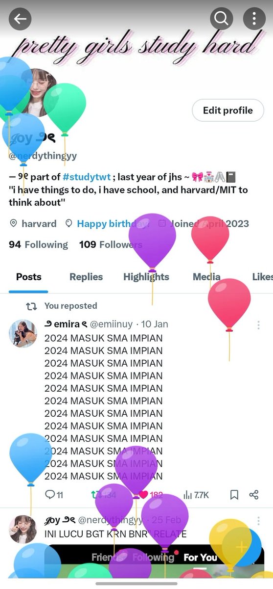 joy2dworldx's tweet photo. balonku ada banyak rupa rupa warnanyeahh‼️🤩🤩🫵🏻 https://t.co/uOa58FAKAb