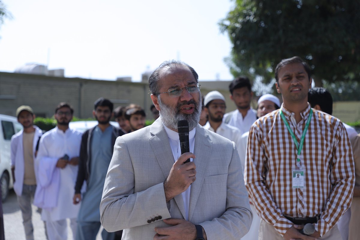 IU_Org's tweet photo. AWARENESS RALLY WAS HELD IN ISRA UNIVERSITY ON “YOUM-E-TAHAFFUZ-E-NAMOOS-E-RISALAT (PEACE BE UPON HIM)”

Hyderabad, March 15, 2024: Like the entire country, an awareness rally was organized in Isra University Hyderabad on the importance of TAHAFFUZ-E-NAMOOS-E-RISALAT (Peace be upon him), which was led by Vice Chancellor of Isra University, Dr. Ahmed Waliullah Kazi. The purpose of celebrating the Day of Protection of the Holy Prophet (Peace be upon him) was so that we Muslims could send a clear message to the world that we will not tolerate any negligence on the protection of the Holy Prophet (Peace be upon him).

Addressing the rally, Vice Chancellor of Isra University Dr. Ahmed Waliullah Kazi said that we stand side by side with the Muslim Ummah that has stood up for the support of the Prophet and the protection of the Holy Prophet (Peace be upon him). And today we want to make it clear with this message that we are a living nation.

He further emphasized that a Muslim could tolerate everything, but he cannot tolerate insolence in the honor of Hazat Mustafa Mustafa (peace be upon him) and it is the duty of all of us Muslims to raise our voice for the protection of the Holy Prophet (peace be upon him) and for our true ummah and being Muslims. The Vice Chancellor Dr. Ahmed Waliullah Kazi said that we will organize more information seminars of this kind on the protection of the Holy Prophet (peace be upon him). In which personalities from different walks of life will participate. So that the students can highlight the importance of TAHAFFUZ-E-NAMOOS-E-RISALAT (Peace be upon him).

A large number of students, teachers, officers and other staff of Isra University and Hospital participated in the rally. While the rally was started by reciting blessings on the Holy Prophet (Peace be upon him).

Spokesman 
Isra University