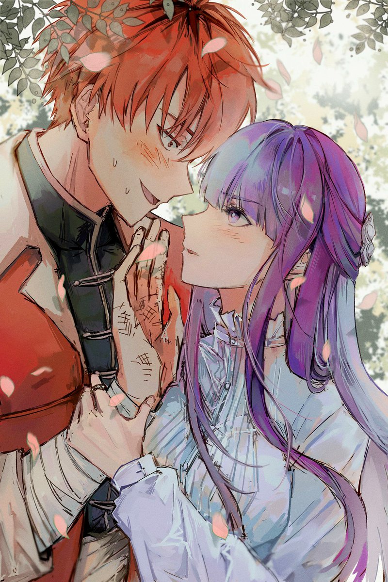 asdhfkljadsh's tweet image. #フリーレン #シュタフェル 
♥️💜