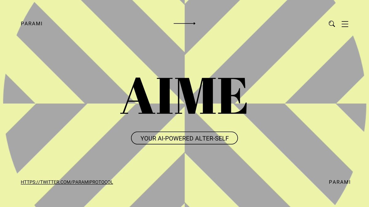 🎉We are so excited to tell you that #Aime is now officially in the test phase! 😼Time to put #ERC5489 into use! Stay tuned for more updates so you don't miss our Beta! Learn more about #Aime👉 parami.io