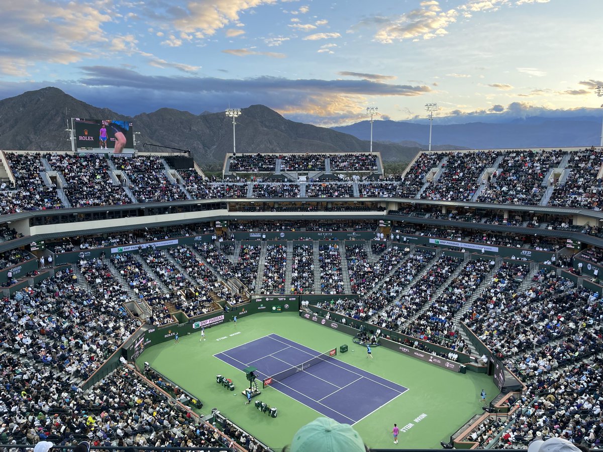 It was a fantastic day at ⁦Indian Wells Tennis tournament #indianwells #tennis