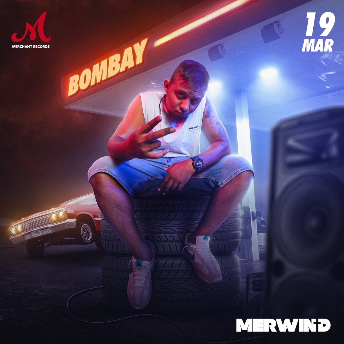 Experience the raw energy of the streets with #Bombay! Dropping March 19th on @salimsulaimanmusic's YouTube and all audio platforms. Don't miss @merwin_d & @anna_santiago.95 in action! 🎶🌆 @MerchantRecords @SlimSulaiman
