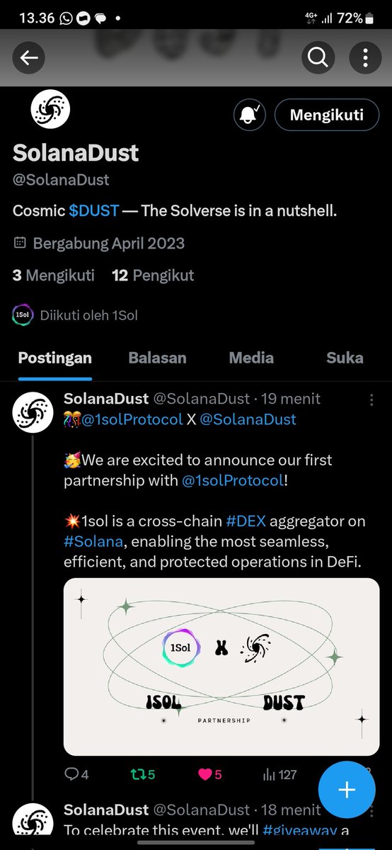 BangBonnnn's tweet photo. @SolanaDust @1solProtocol Great partnership @SolanaDust @1solProtocol #solana https://t.co/N8ftBGfbwl