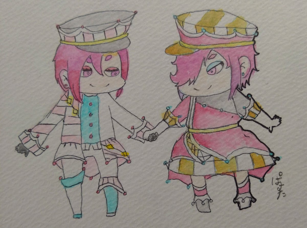 PASUTA_115's tweet image. 私が昔に描いたオリジナルキャラを久しぶりにリメイクしました！✨
（当時の色味がしっくり来なかったので、少し変えました！）

1枚目　昔
2枚目　今

＃オリジナルイラスト
#オリジナルキャラ
