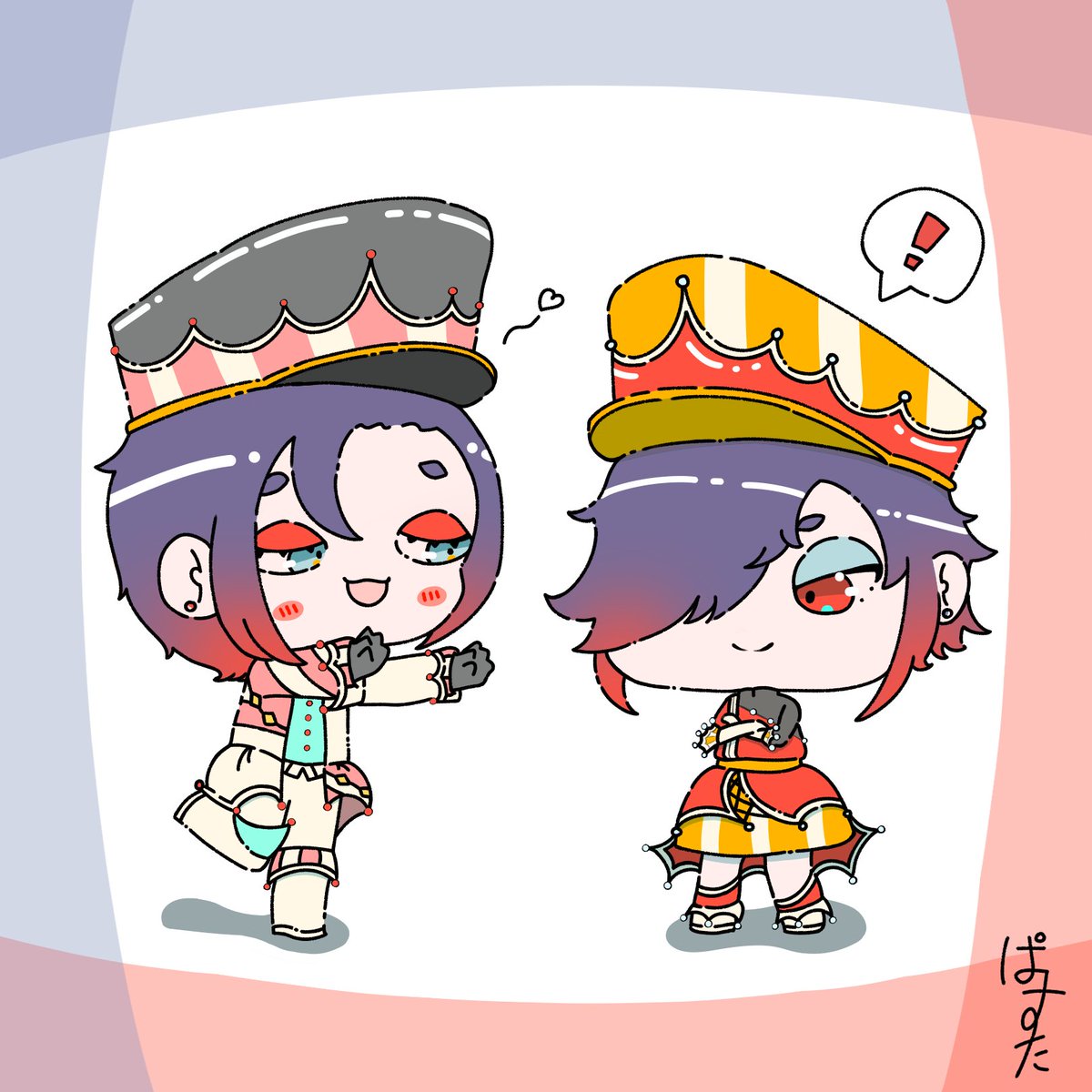 PASUTA_115's tweet image. 私が昔に描いたオリジナルキャラを久しぶりにリメイクしました！✨
（当時の色味がしっくり来なかったので、少し変えました！）

1枚目　昔
2枚目　今

＃オリジナルイラスト
#オリジナルキャラ