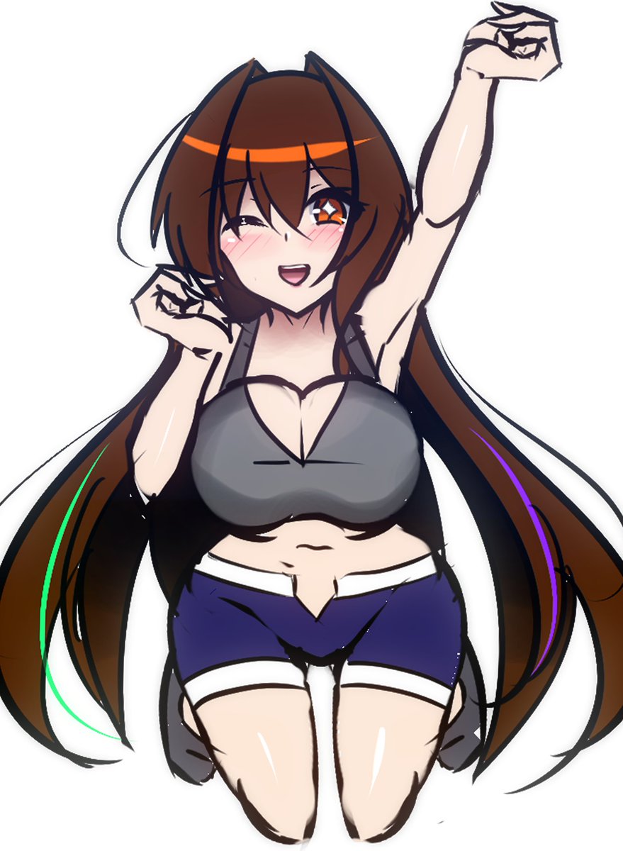 うちの子看板娘のましろちゃんを描きました!!!!
清楚!!! 