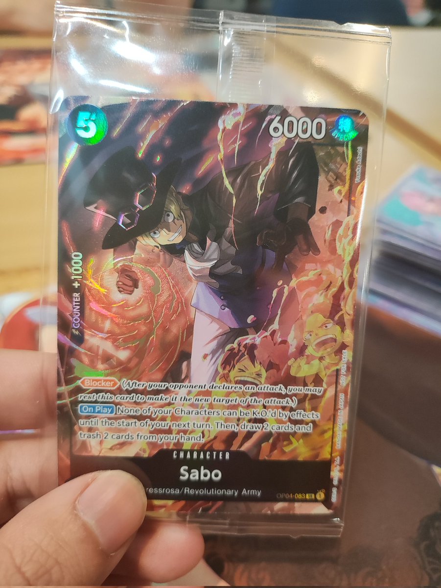Larciel__'s tweet photo. Finally managed to attend a sealed battle and secured the Sabo 3-0 🔥 https://t.co/yXSbMDk75z