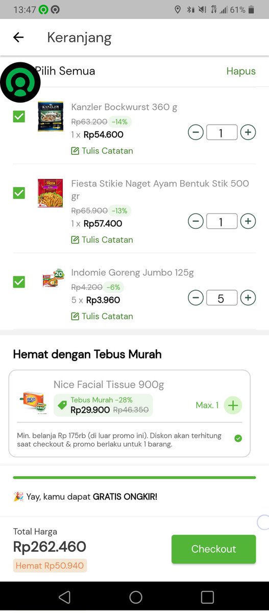 dewewew's tweet photo. @Widino Bismillah semoga ga meleset
Idm grg : 19.800

Idm a s : 14.850

Mama lmn : 8.910

Kanzler : 54.600

Khong g : 106.900

Fiest c g : 57.400 x2 :114.800

Marjan p s : 25.400 x2 :50.800

Tisu : 29.900

Total : 400.560

Di ss tdak ad produk tisu, sirup, 
Kalo salah paling di tisu 😭 https://t.co/Miy3QNUz0L