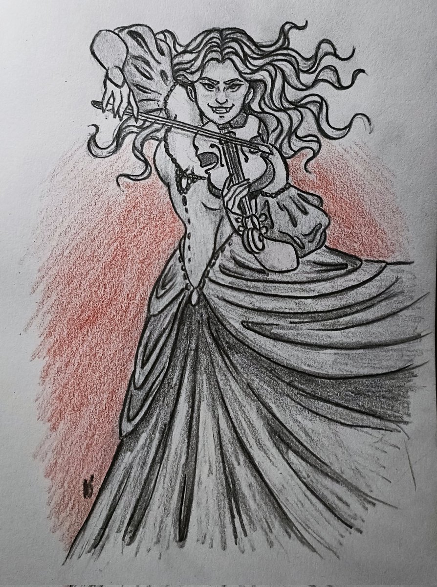 The Devil's music🎻
#Vampire #violin #sketch #sketchbook
