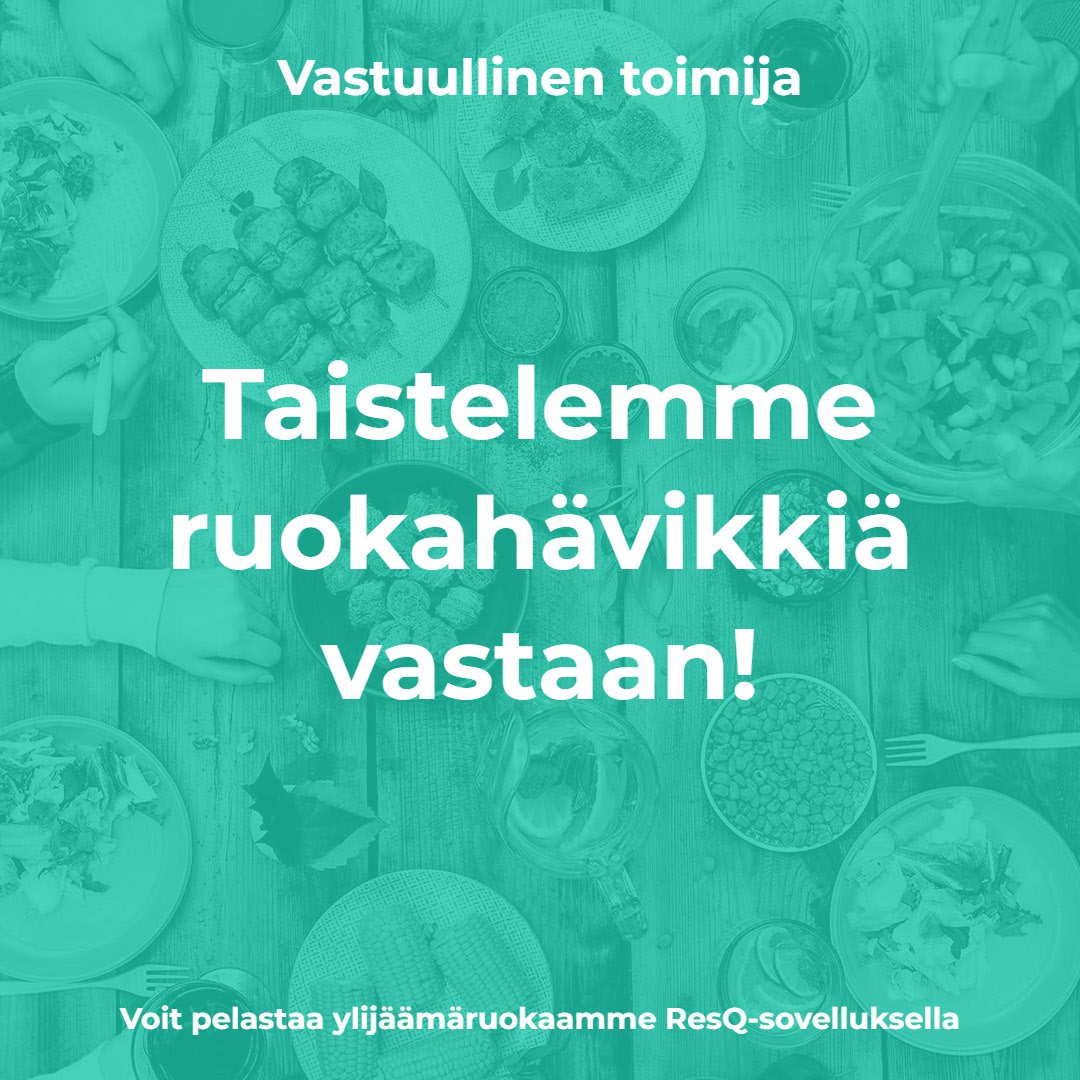 bananatreefi's tweet photo. Myös Me, Banana Tree, vähennämme ruokahävikkiä ResQ:n avulla! #foodwaste #resqclub #BananaTree
https://t.co/3MwhHBHdo8 https://t.co/JTfv8AQ6KW