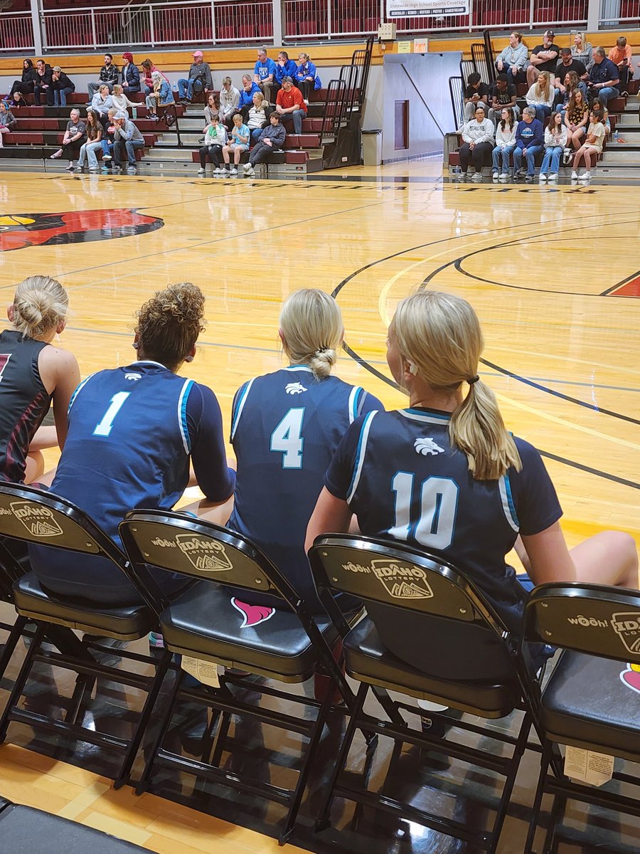 Good times today watching these three compete at the Idaho All Star game. #proudcoach