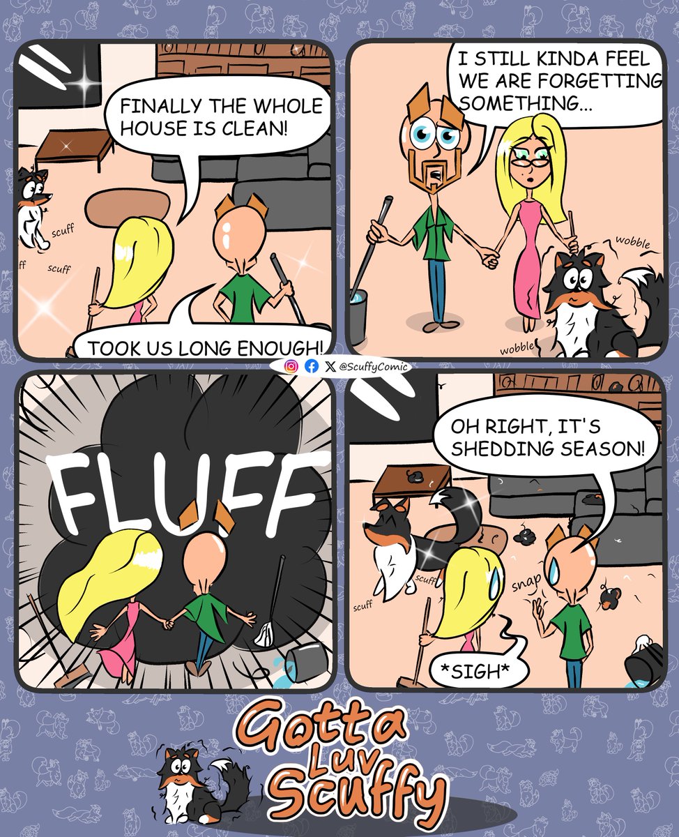 #gotta_luv_scuffy EP 10: Spring Cleaning
#scuffycomic #webcomics #comicstrips