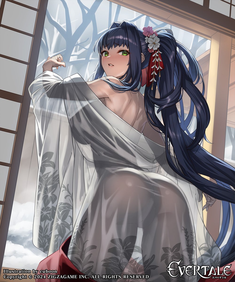 エバーテイルで先日リリースの『東方異聞録-リュドミラ』を描きました!
浴衣、温泉、混浴…何も起きないはずがなく
#エバーテイル #Evertale 