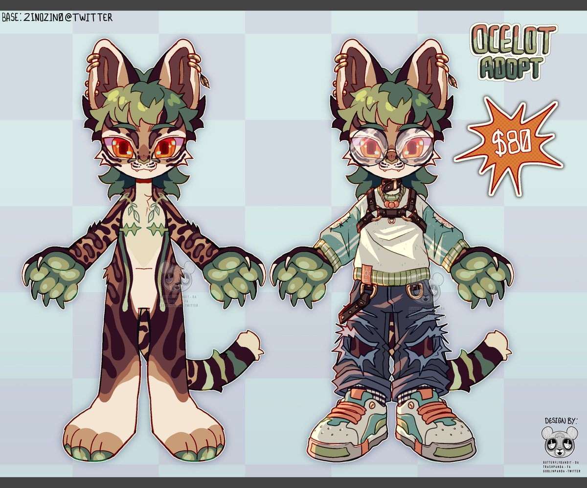 🌿Ocelot Adopt🌿
🔸DM or reply to c/laim🔸