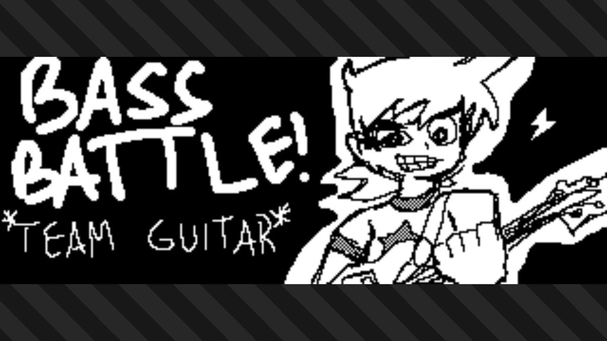OmegaSplatoon's tweet photo. SCOTT PILGRIM BASS BATTLE #Splatoon3 #NintendoSwitch #ScottPilgrim #ScottPilgrimVSTheWorld #ScottPilgrimTakesOff #Bass #BassBattle #Splatfest #TeamGuitar #TeamFrye https://t.co/8bBb1MT6La