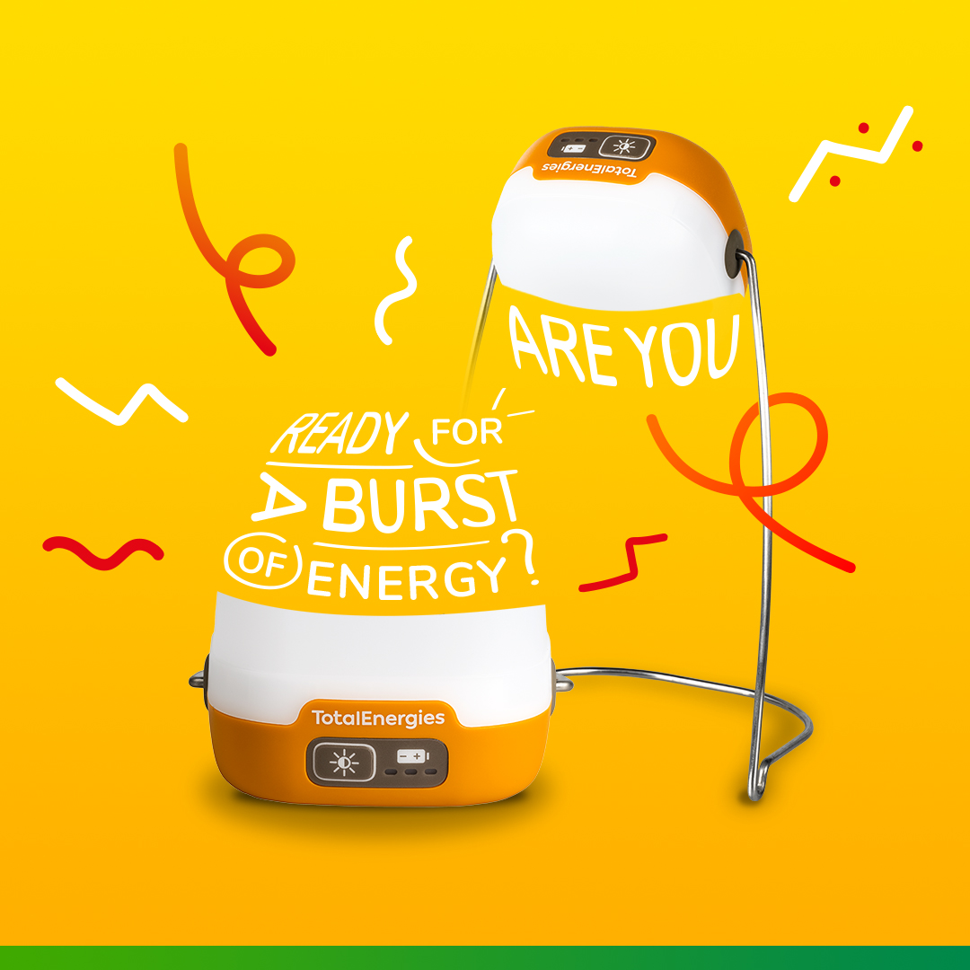 TotalEnergiesKE's tweet photo. Make the best of the 🌞 with the Sunshine 300 and 150 solar lanterns!
#TotalEnergies #Sunshine #SolarLanterns https://t.co/33PySyCdny