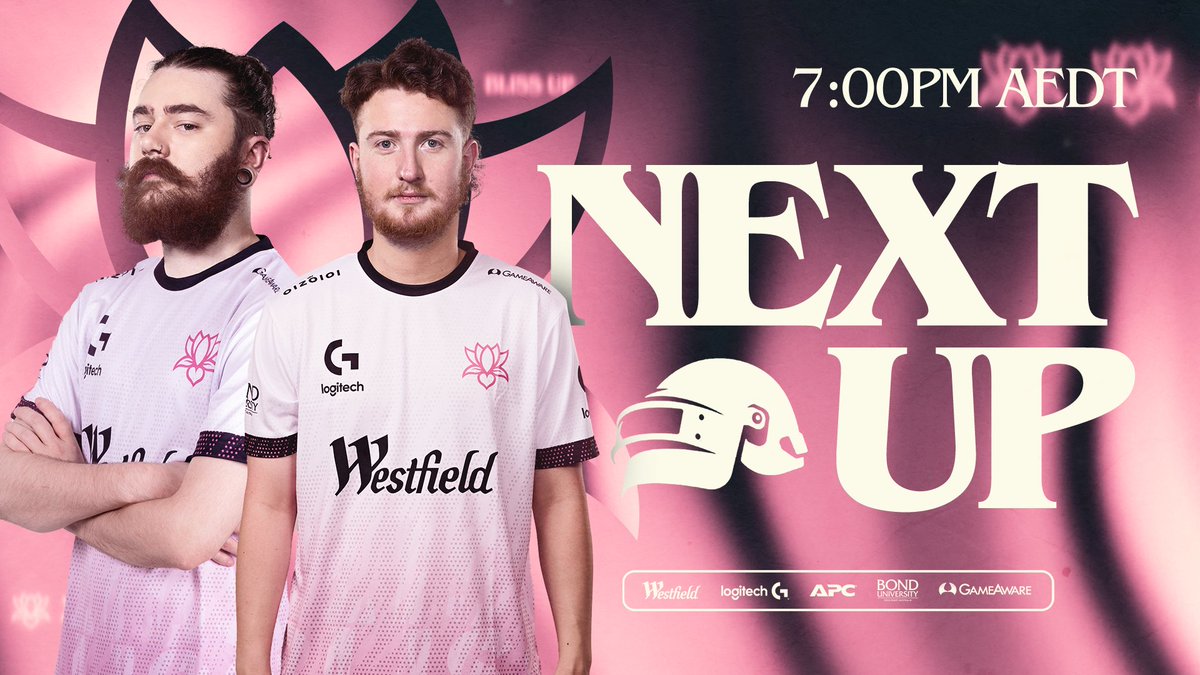 It's the final day of the Rumble qualifiers 😲

We're currently sitting in first position with our eyes on progressing to APAC finals 🏁

🕖 7:00PM AEDT
📺 twitch.tv/PUBG_BATTLEGRO…
🪷 twitch.tv/AkitaOCE

#BlissPUBG🪷 | #BlissUp🪷 | #PUBG