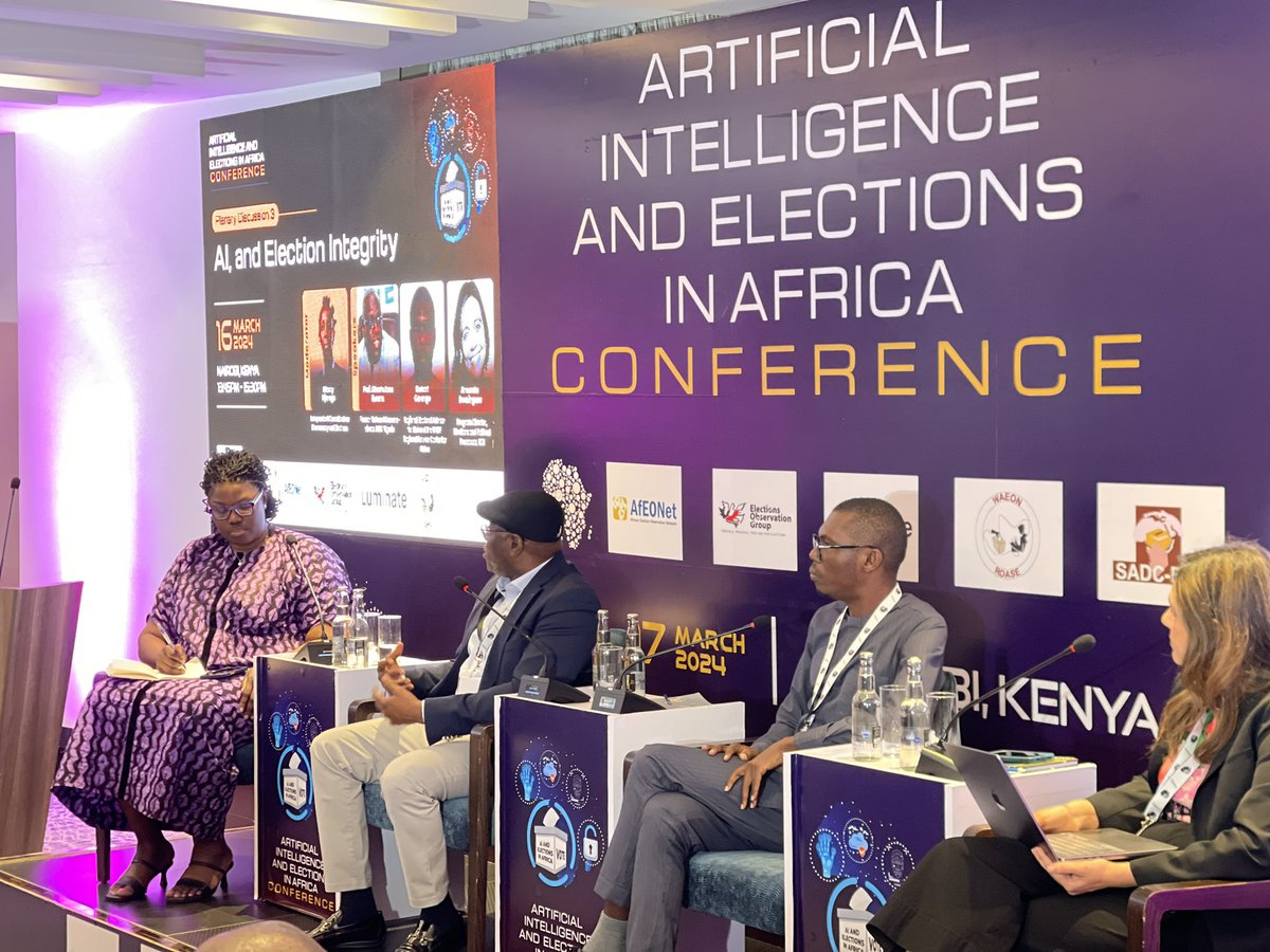 #SahelInstitute participe depuis quelques jours à la rencontre internationale sur le rôle de l’Intelligence Artificielle et les élections dans le continent organisée par @YIAGA en partenariat avec @luminategroup. Près de 30 pays votent cette année en Afrique. #AIinAfricaElections