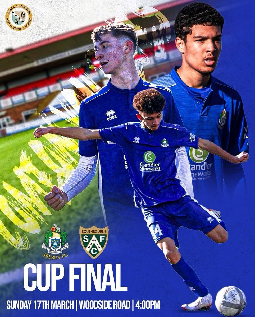 DON'T FORGET Our U16s are in a cup final today over at Woodside Road. If you'd like to get your football fix, please come down and show your support!