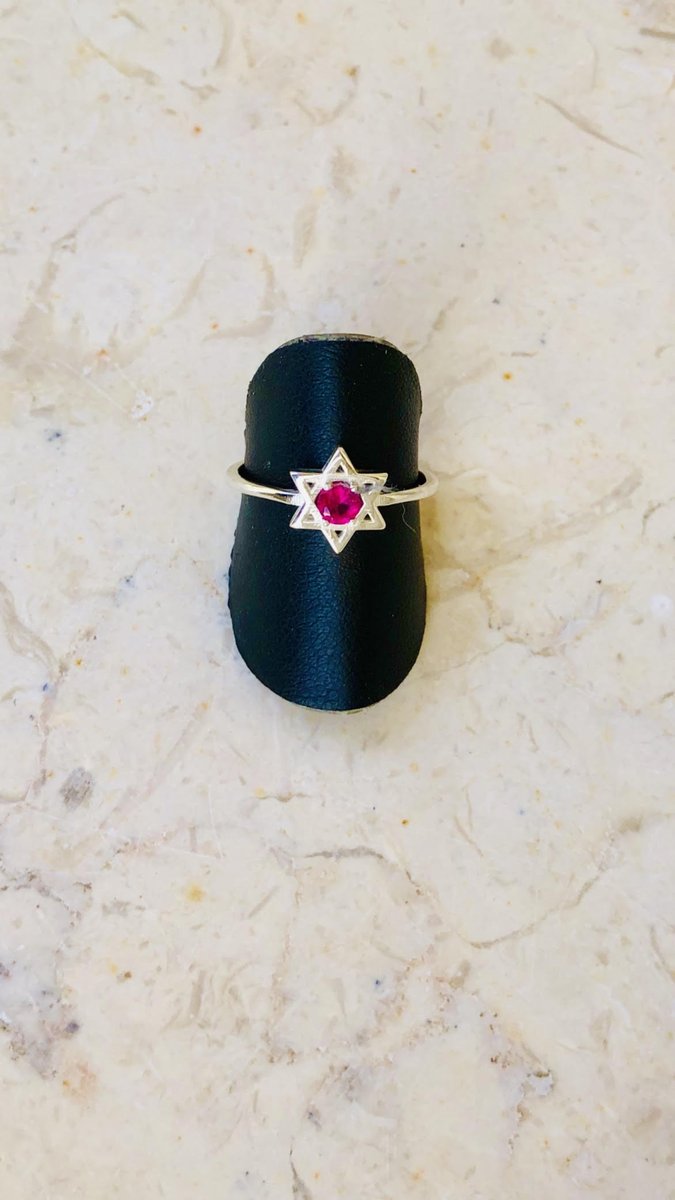 14k White Gold and Natural Ruby Star of David ring,
jerusalemjeweler.com/product/14k-wh…
#Israel #idf #birthright #taglit #masaisrael #AmIsraelChai #bringthemhome #Amazon #jewish  #love #PrayForIsrael #JewsWillSurvive  #holyland #Judaism #pray #walmart #ebay #kosherwine #StandWithIsrael