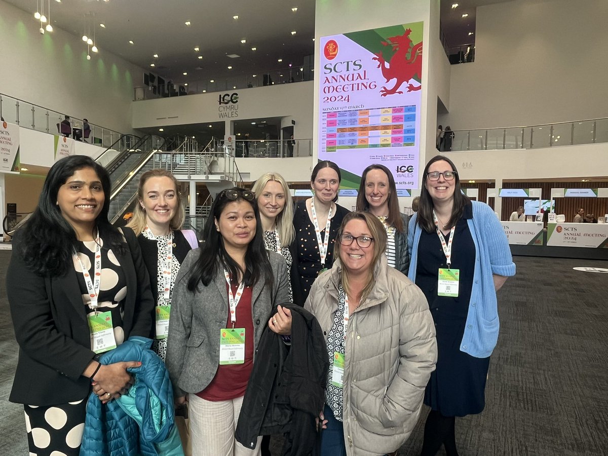BRISTOL HEART INSTITUTE LADIES TEAM @ the <a href="/SCTSUK/">SCTS UK</a>  <a href="/uhbwNHS/">University Hospitals Bristol and Weston NHS FT</a>
