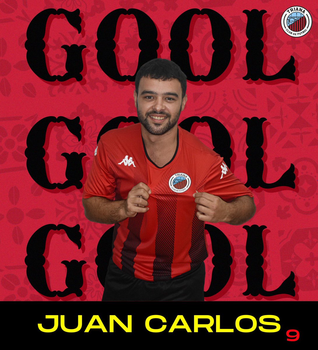TrianaCF19's tweet photo. 90’ | GOOOOOOOOOOOOOOOLL!!!

¡Juan Carlos hace el Octavo! 

🔴⚫️ Triana CF 8-1 Colspe 🟡⚫️

#TrianaColspe • #SueñoDeBarrioyCantera https://t.co/LABA276meV