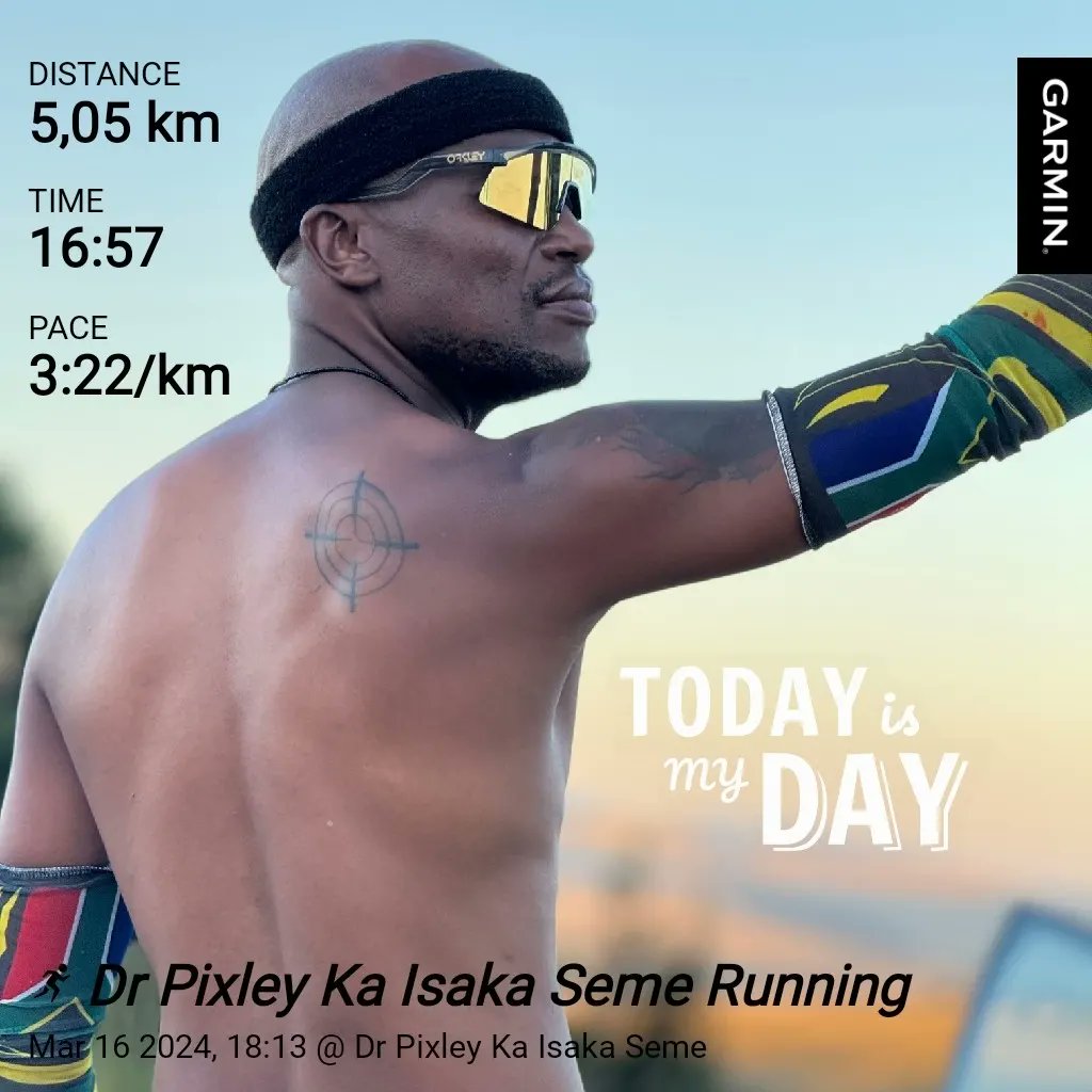 Issa PB for this Madala (40 year old),celebrating a birthday (15th) with a run #RunningWithSoleAC #Runningwithtumisole #FetchYourBody2024