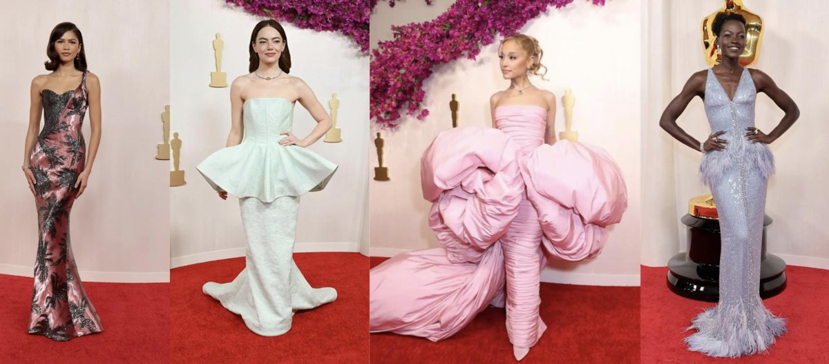 ForbesLife's tweet photo. The Best Dressed Celebrities at the #Oscars2024: See Zendaya, Emma Stone, Ariana Grande, Lupita Nyong'o and more. https://t.co/NYaOS7sThb https://t.co/nZhhmlifQL