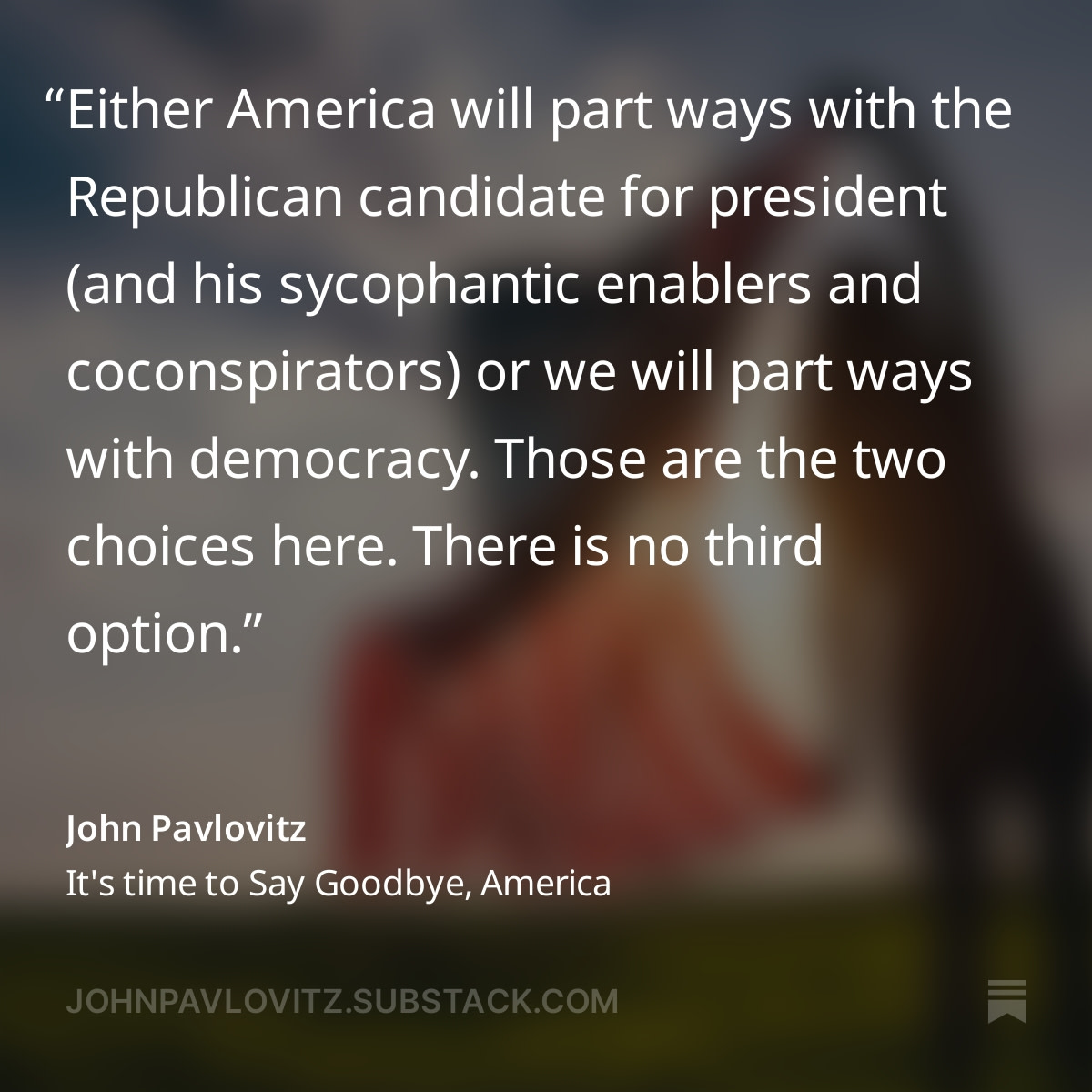 'It's Time to Say Goodbye, America'

johnpavlovitz.substack.com/p/its-time-to-…
