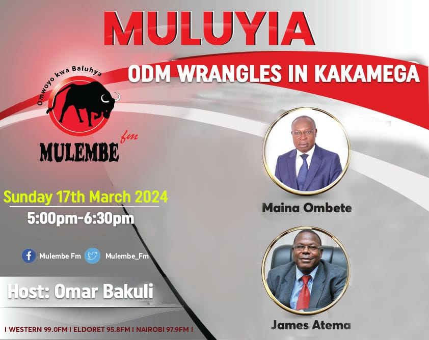 Eminyakhano cha ODM Kakamega shina shilekholekhanga, valafaula vulali Baba kweli? #Muluyia5pm @Bakuli1 @Mulembe_FM