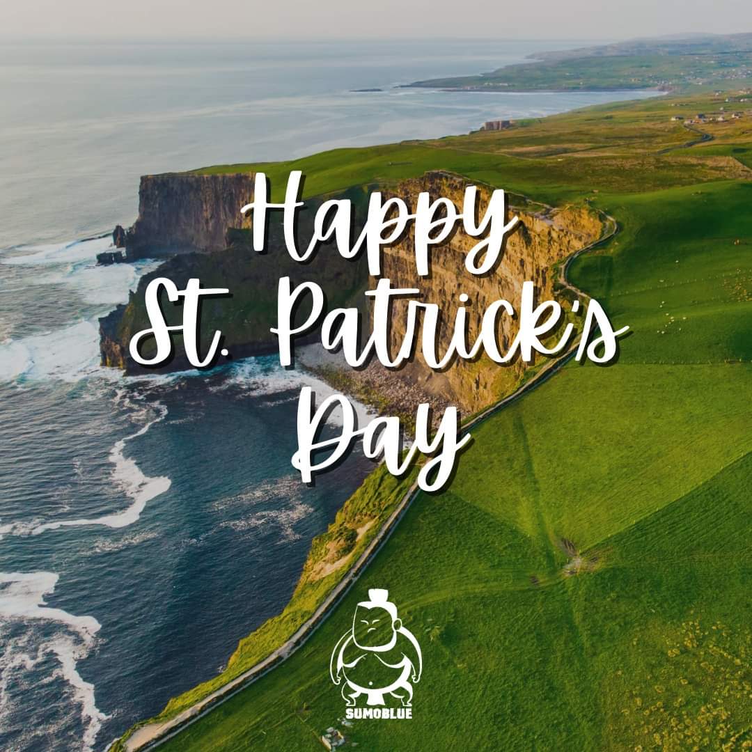 Happy St. Patrick's Day from all at Sumoblue 😊☘️ 

#stpatricksday #paddysday #irish #luckoftheirish #sumoblue #digitalmarketing #digitalmarketingagency