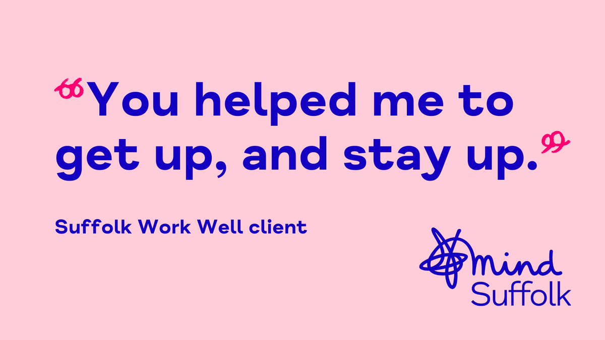 Suffolk Work Well delivered 732 support sessions in 2023, helping people get work ready or gain/retain employment. 💙 

Find out more about the service 👉 suffolkmind.org.uk/services/suffo… 

#NationalLottery #EmploymentSupport #MentalHealth #SuffolkMind #SuffolkWorkWell @TNLComFund