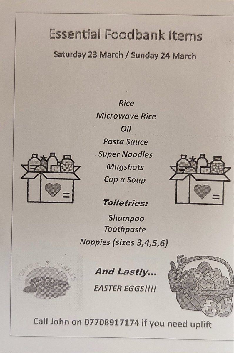 FOOD BANK ESSENTIALS.